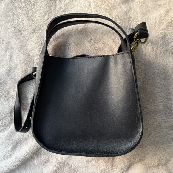 NWT Madewell The Sydney Leather Crossbody Bag True Black - Picture 12 of 14
